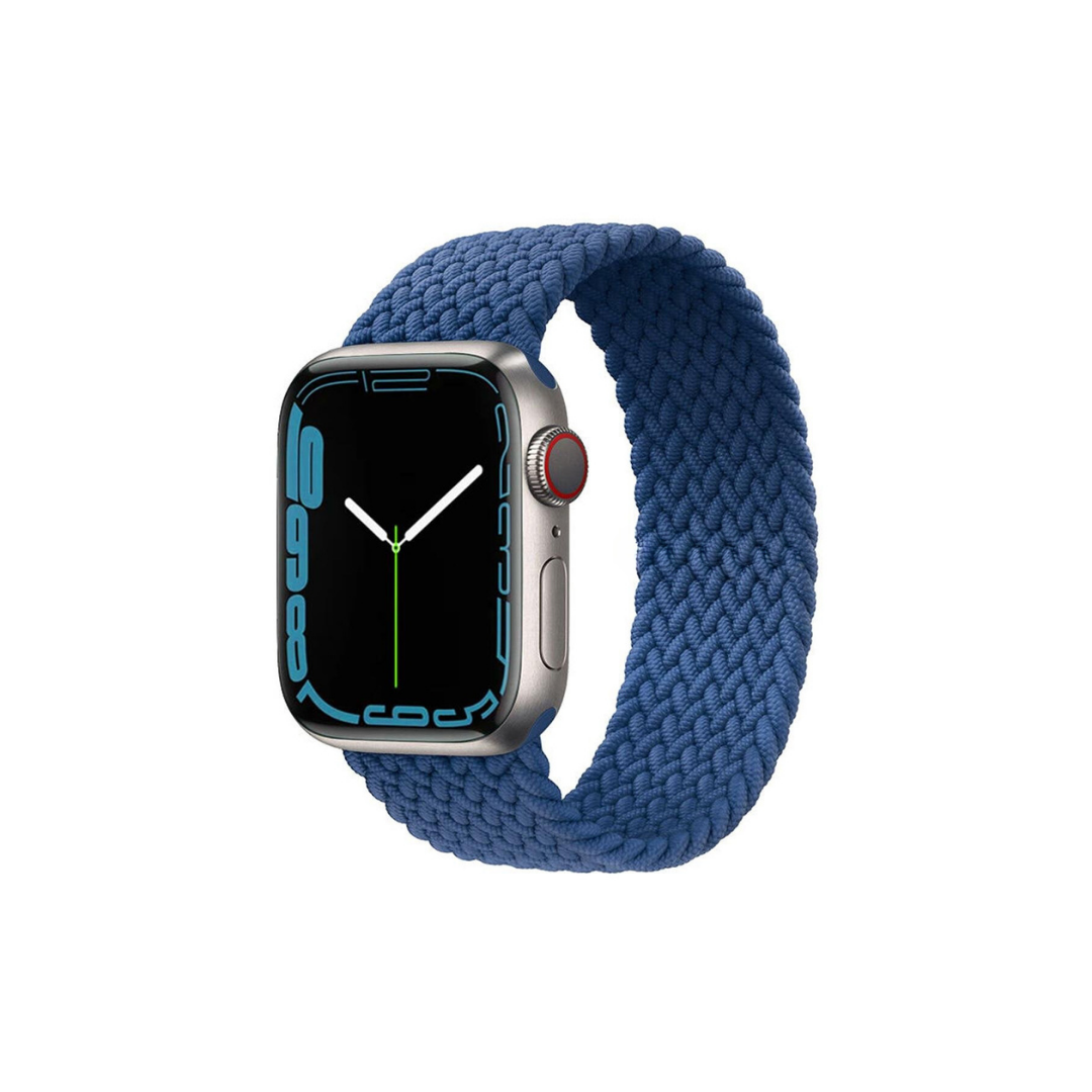 Apple Watch Uyumlu Örgü Loop Kordon Okyanus Mavisi