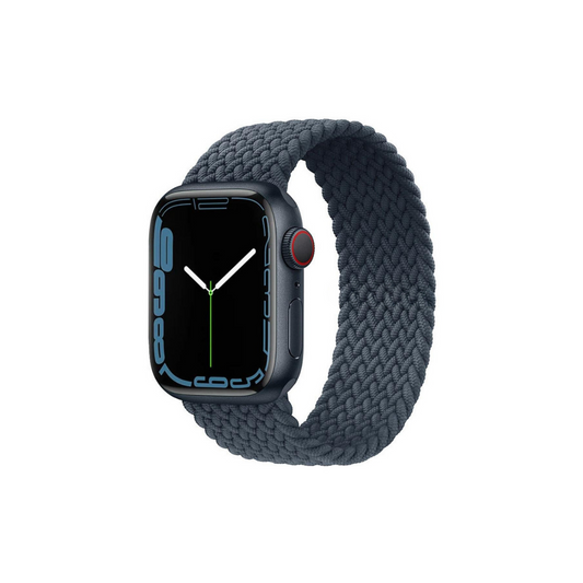 Apple Watch Uyumlu Örgü Loop Kordon Koyu Mavi