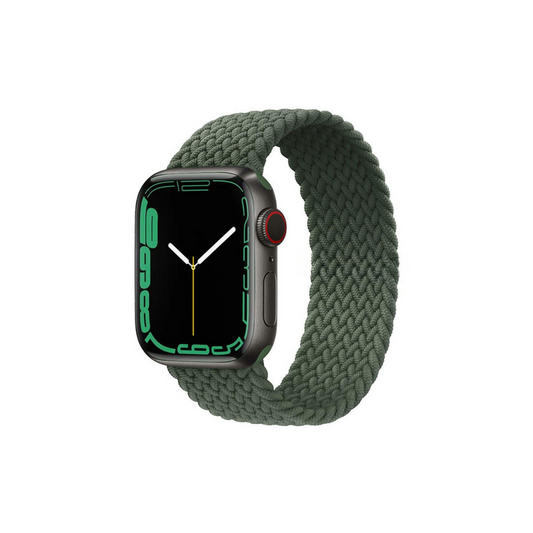 Apple Watch Uyumlu Örgü Loop Kordon Yeşil