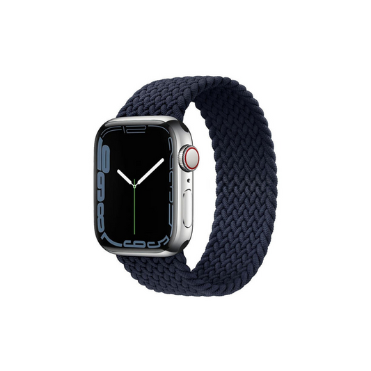 Apple Watch Uyumlu Örgü Loop Kordon Kömür Siyahı