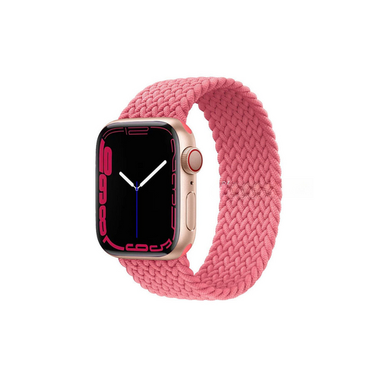Apple Watch Uyumlu Örgü Loop Kordon Pembe