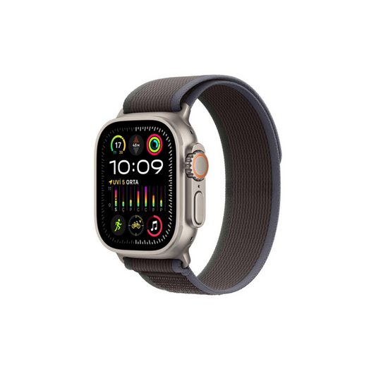 Apple Watch Uyumlu Trail Loop Kordon Mavi/Siyah
