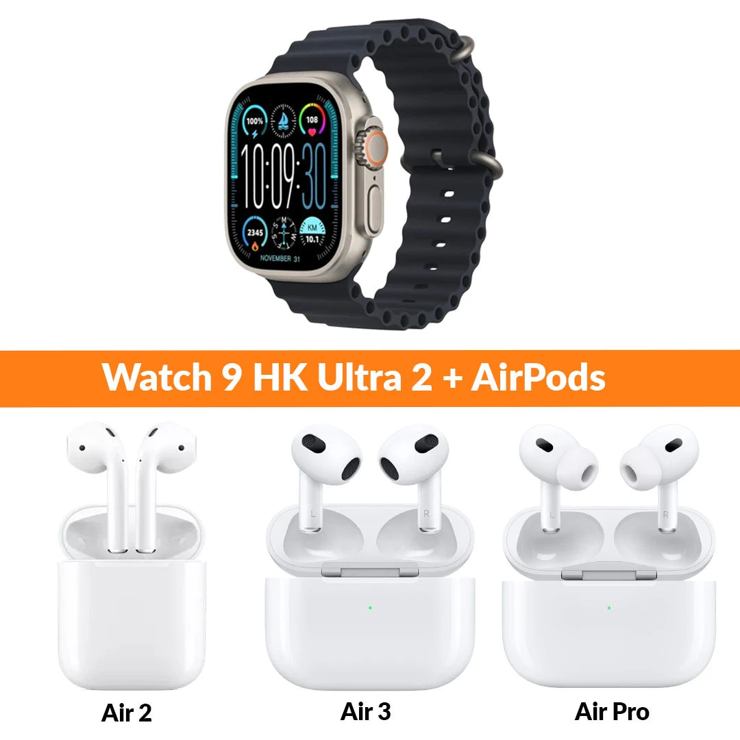 Watch 9 HK9 Ultra 2+ Airpods